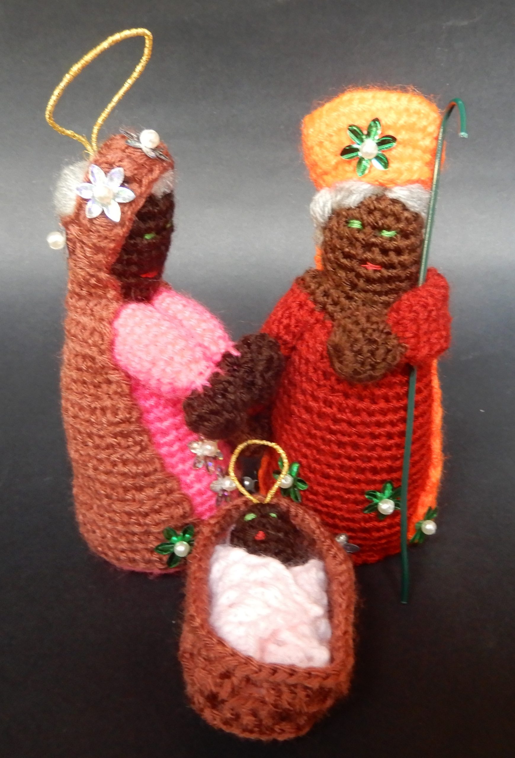Natividade em crochet 3pçs