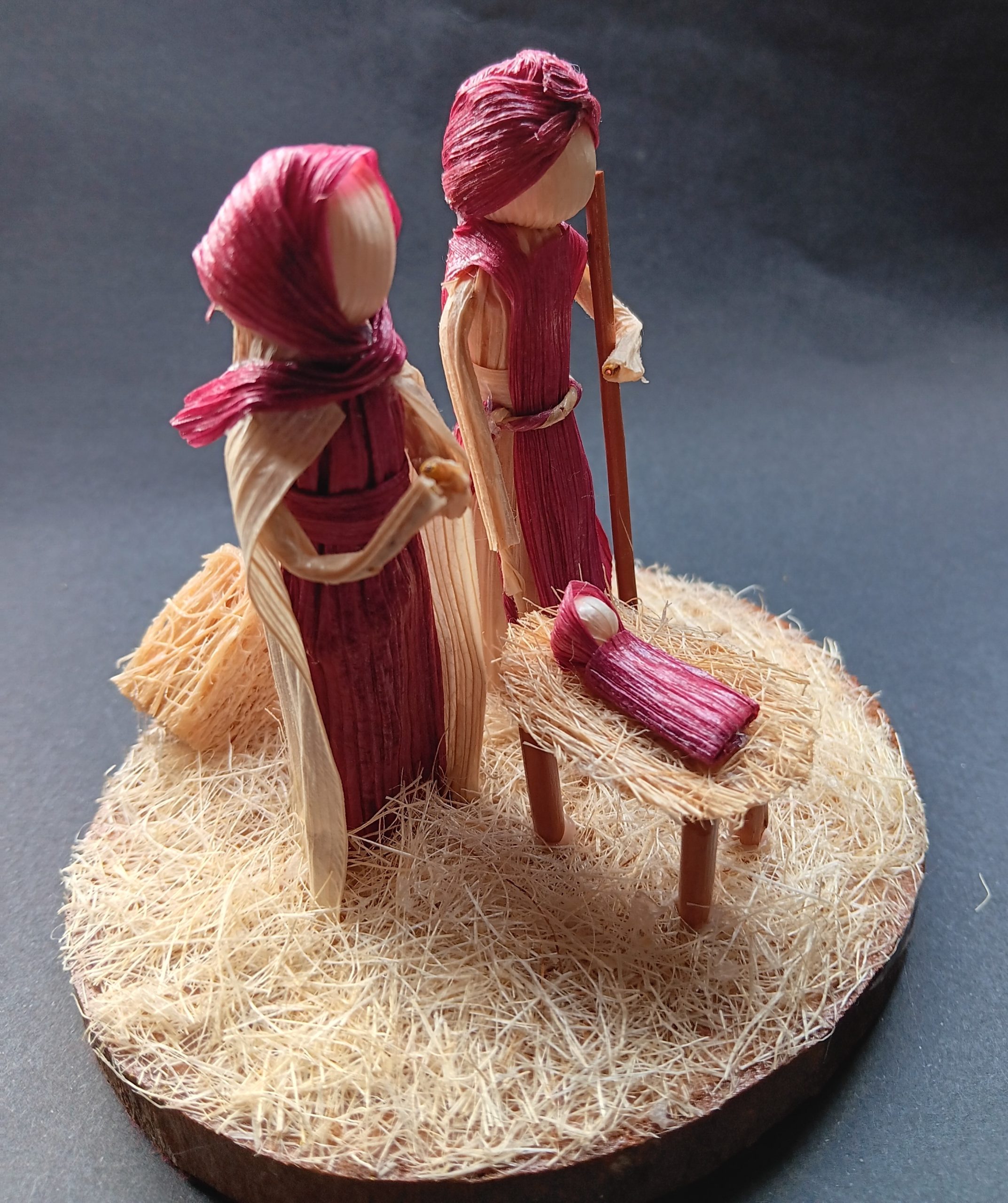 Natividade em folha de milho